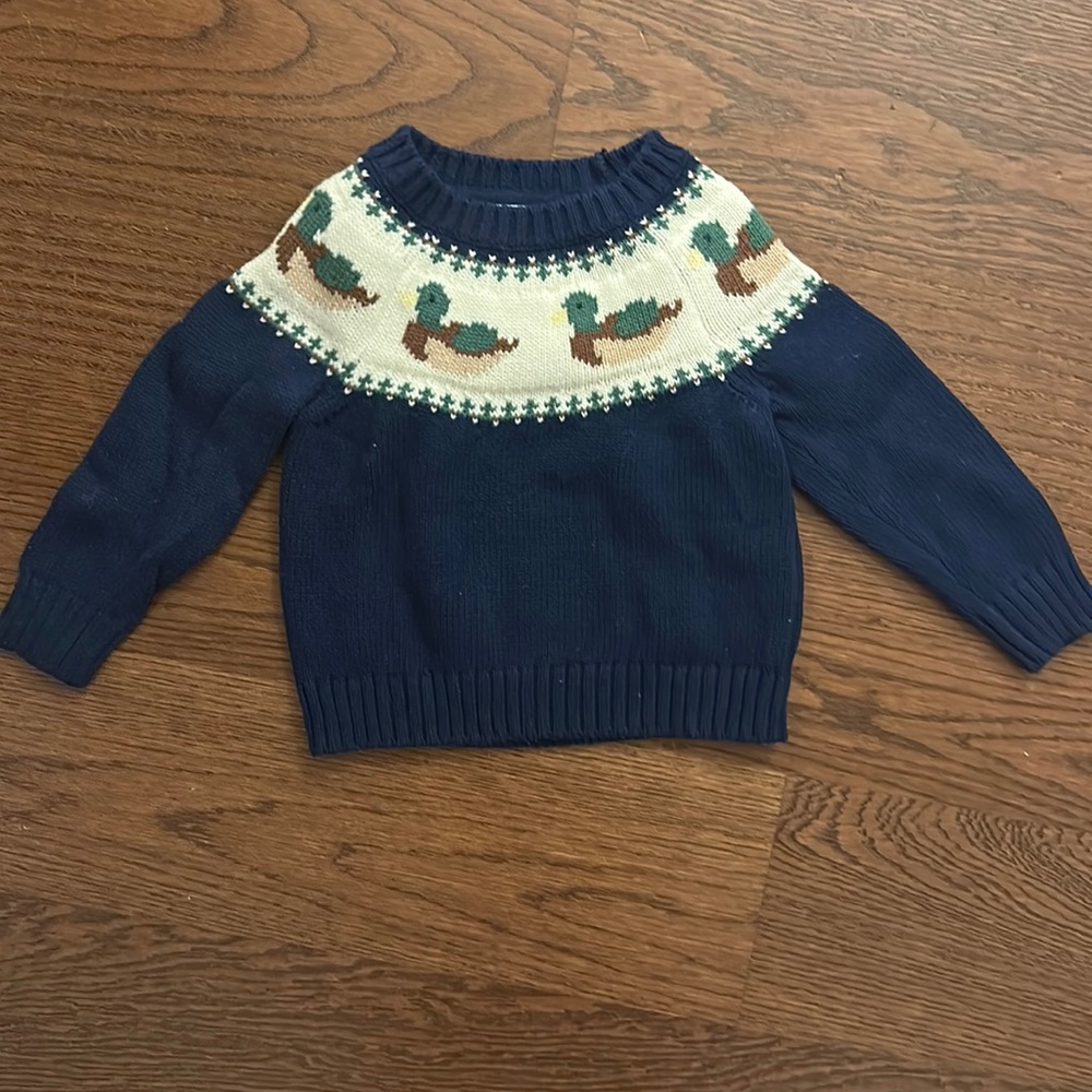 Like new Little English Duck Sweater 18-24M